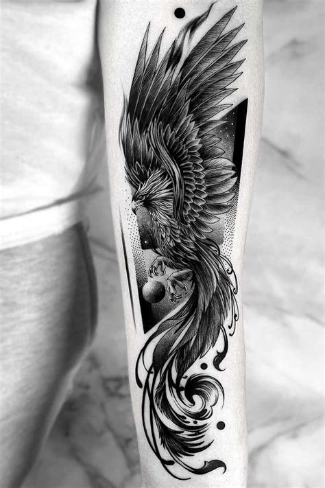 40 Poweful Phoenix Tattoos for Men (2024)